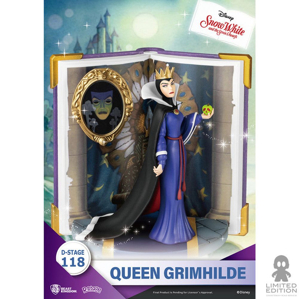 Beast Kingdom Estatuilla D-Stage Queen Grimhilde 118 Story Book Series Blanca Nieves By Disney - Limited Edition