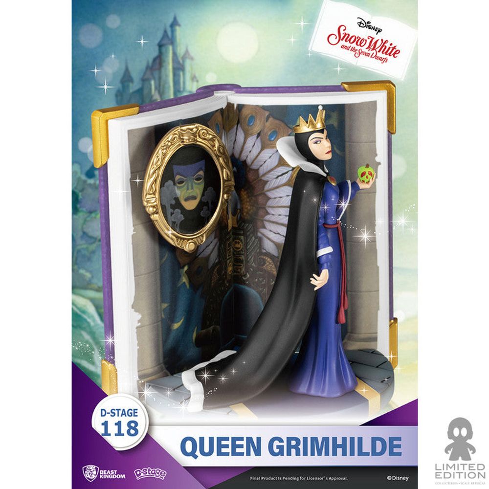 Beast Kingdom Estatuilla D-Stage Queen Grimhilde 118 Story Book Series Blanca Nieves By Disney - Limited Edition