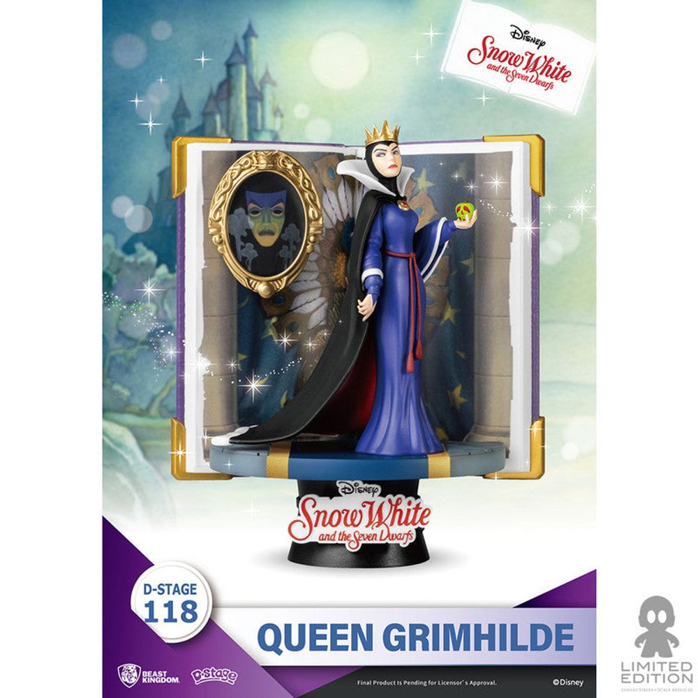 Preventa Beast Kingdom Estatuilla Story Book Series Queen Grimhilde Close Box Disney - Limited Edition