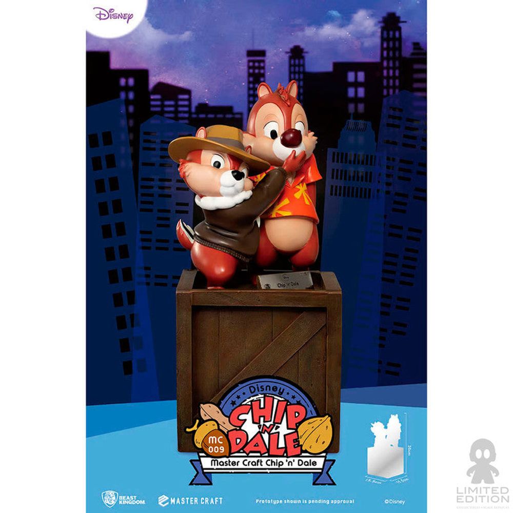 Beast Kingdom Estatua Master Craft Chip'N Dale Chip 'N' Dale By Disney - Limited Edition