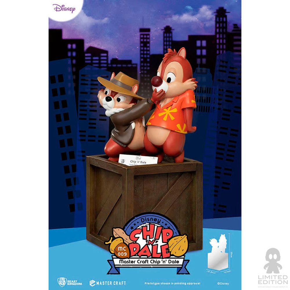 Beast Kingdom Estatua Master Craft Chip'N Dale Chip 'N' Dale By Disney - Limited Edition