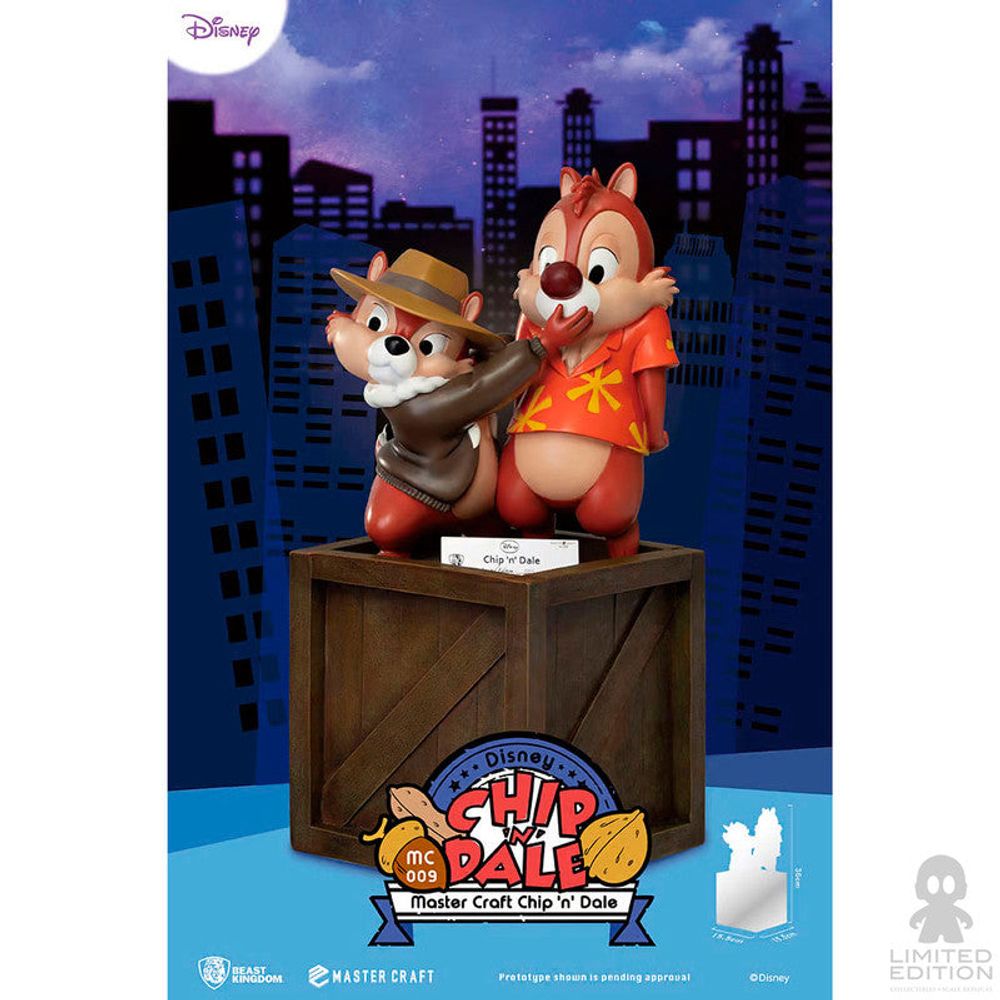 Beast Kingdom Estatua Master Craft Chip'N Dale Chip 'N' Dale By Disney - Limited Edition