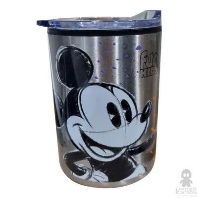 Limited Edition Termo Con Tapa Gris Mickey Mickey Mouse And Friends By Disney - Limited Edition