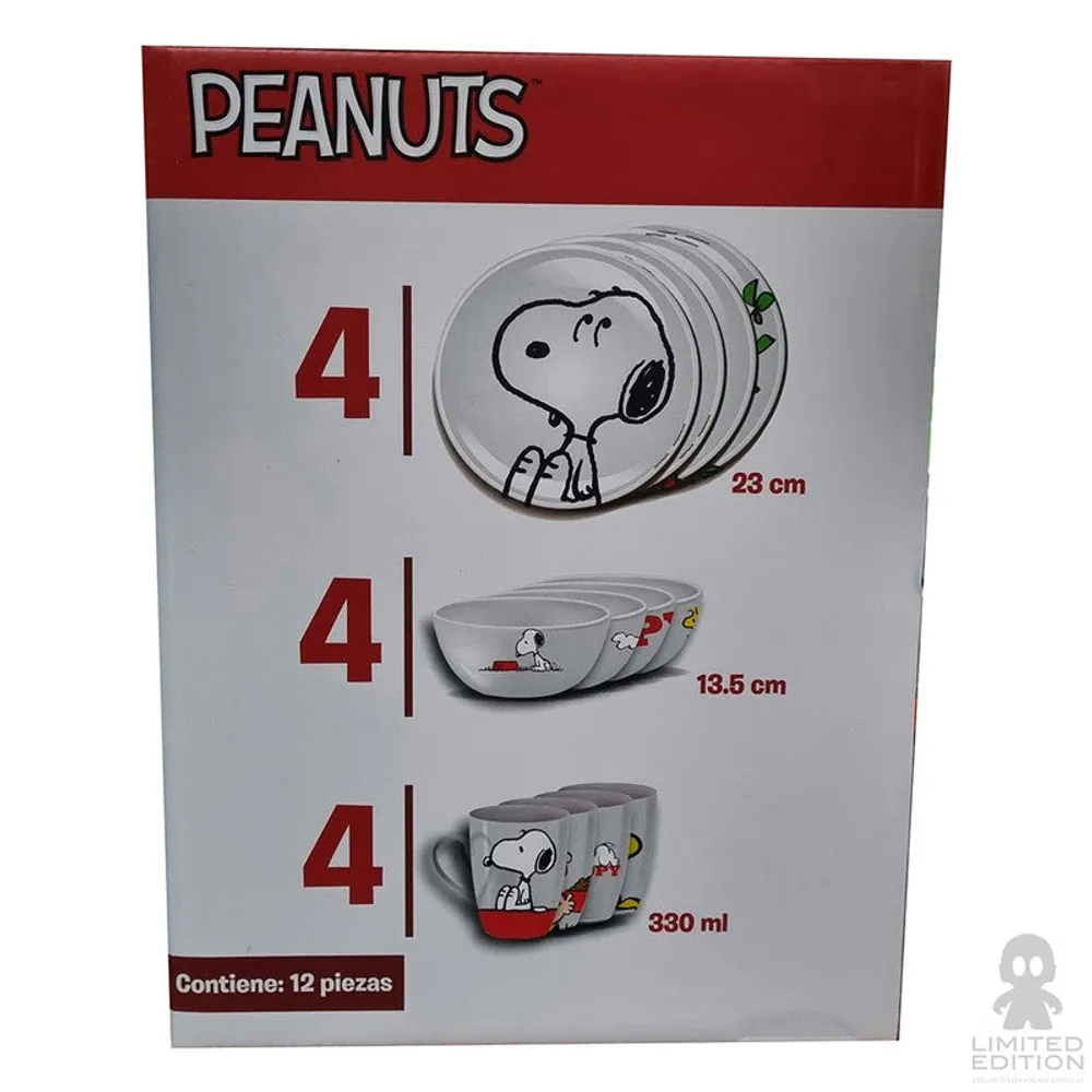 Limited Edition Vajilla De Bambú Personajes Peanuts By Charles M. Schulz - Limited Edition