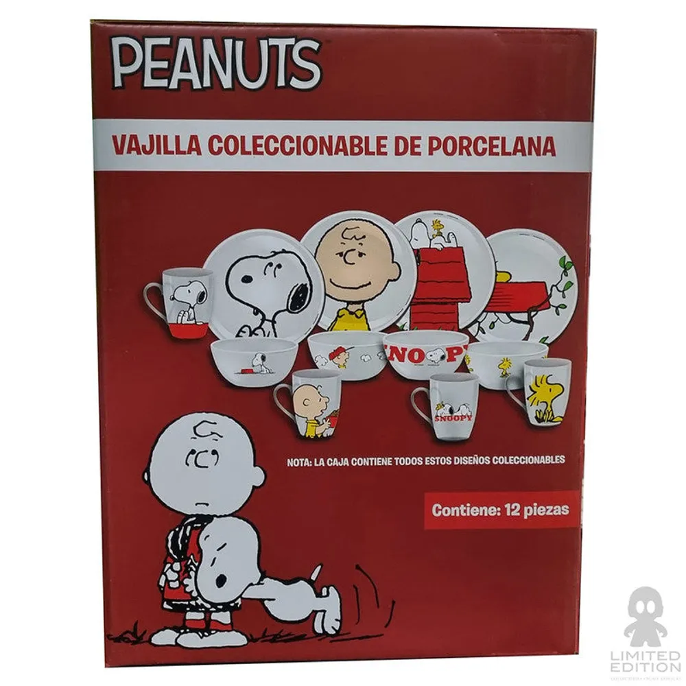 Limited Edition Vajilla De Bambú Personajes Peanuts By Charles M. Schulz - Limited Edition