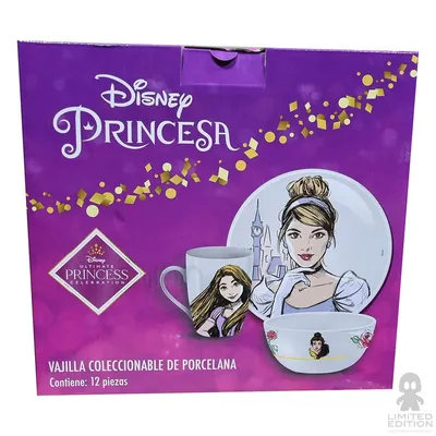 Limited Edition Vajilla De Bambú Princesas By Disney - Limited Edition