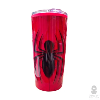Limited Edition Termo Rojo Con Logo Spider-Man By Marvel - Limited Edition