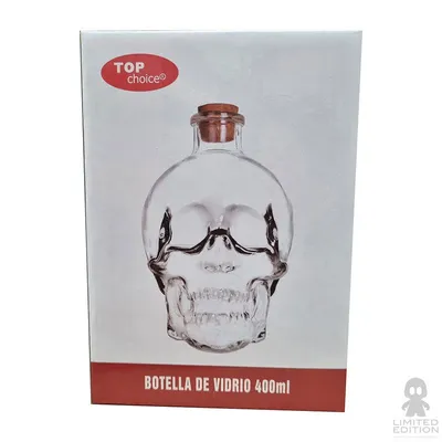 Limited Edition Botella De Vidrio Con Corcho Calavera Original By Limited Edition - Limited Edition