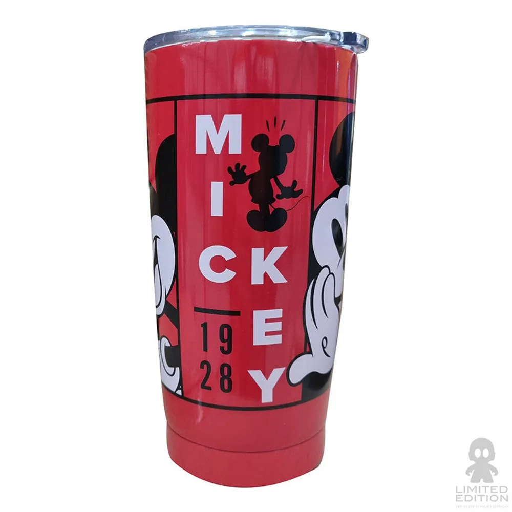 Limited Edition Termo Con Tapa Rojo Mickey 1928 Mickey Mouse And Friends By Disney - Limited Edition