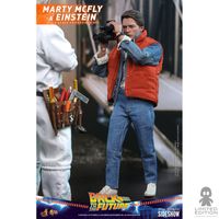 Preventa Hot Toys Marty McFly Con Einstein Back To The Future