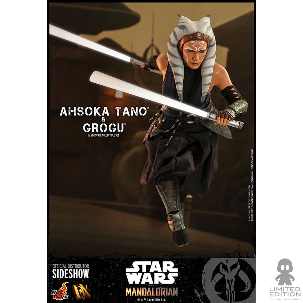 Preventa Hot Toys Ahsoka Tano And Grogu Star Wars The Mandalorian