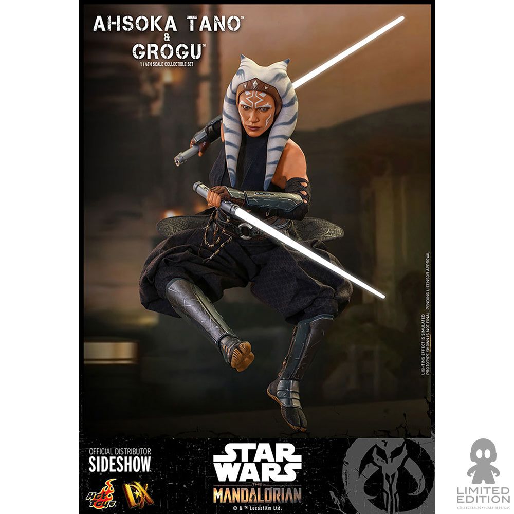 Preventa Hot Toys Ahsoka Tano And Grogu Star Wars The Mandalorian