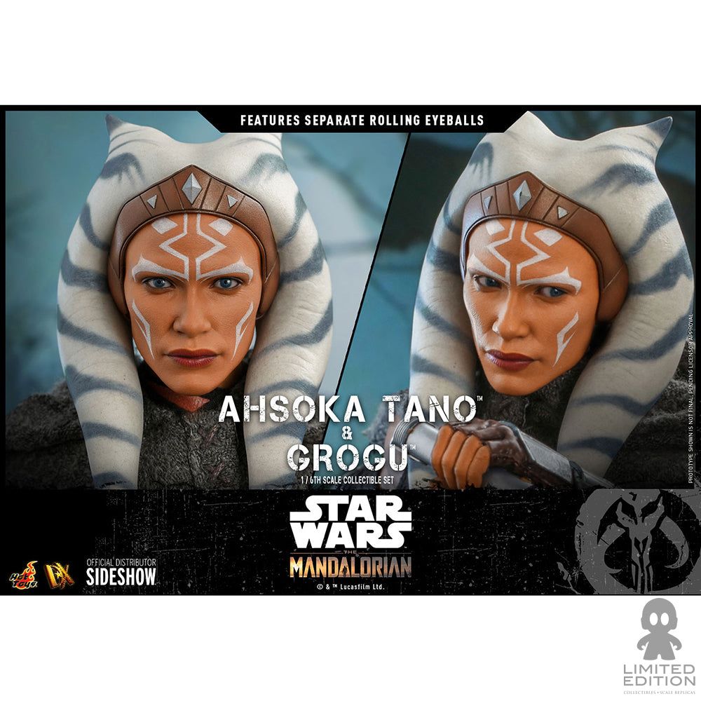 Preventa Hot Toys Ahsoka Tano And Grogu Star Wars The Mandalorian