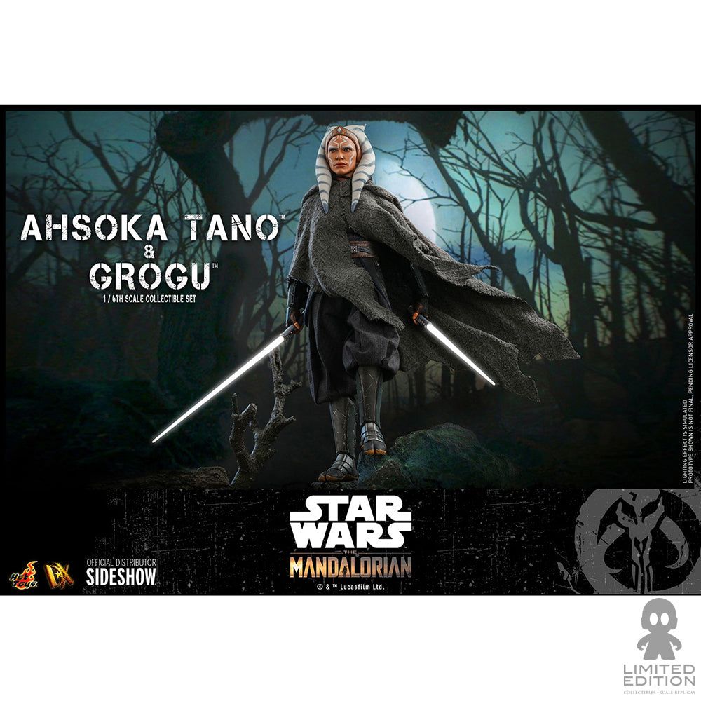 Preventa Hot Toys Ahsoka Tano And Grogu Star Wars The Mandalorian