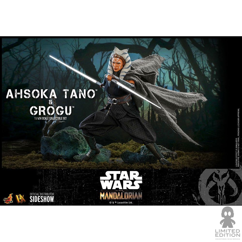 Preventa Hot Toys Ahsoka Tano And Grogu Star Wars The Mandalorian