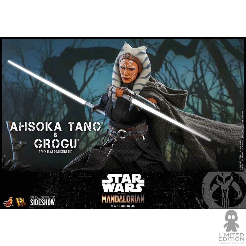 Preventa Hot Toys Ahsoka Tano And Grogu Star Wars The Mandalorian