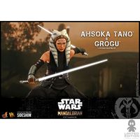 Preventa Hot Toys Ahsoka Tano And Grogu Star Wars The Mandalorian