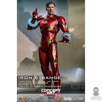 Hot Toys Figura Articulada Iron Strange Escala 1:6 Concept Art Series By Marvel - Limited Edition