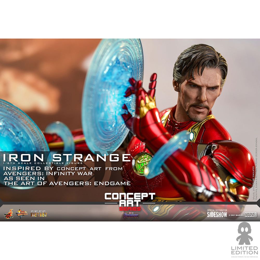 Hot Toys Figura Articulada Iron Strange Escala 1:6 Concept Art Series By Marvel - Limited Edition