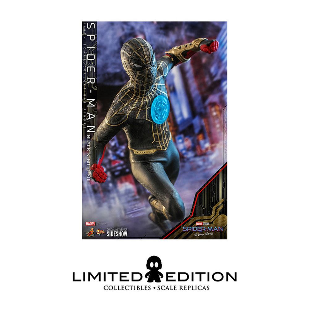 Preventa Hot Toys  Spider-Man Black & Gold Suit Marvel