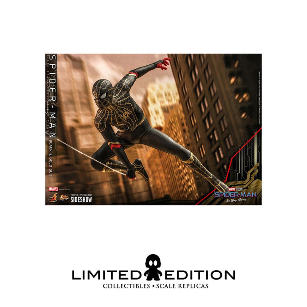 Preventa Hot Toys  Spider-Man Black & Gold Suit Marvel