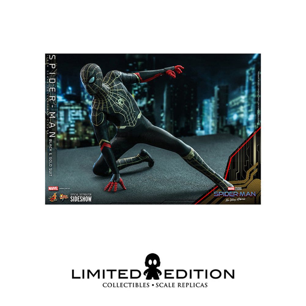 Preventa Hot Toys  Spider-Man Black & Gold Suit Marvel