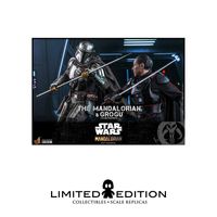 Preventa Hot Toys  The Mandalorian And Grogu Star Wars The Mandalorian