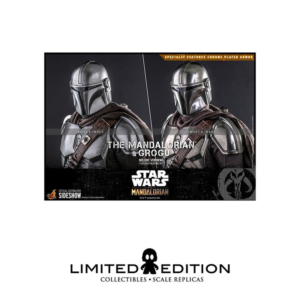 Preventa Hot Toys The Mandalorian And Grogu Deluxe Version Star Wars The Mandalorian