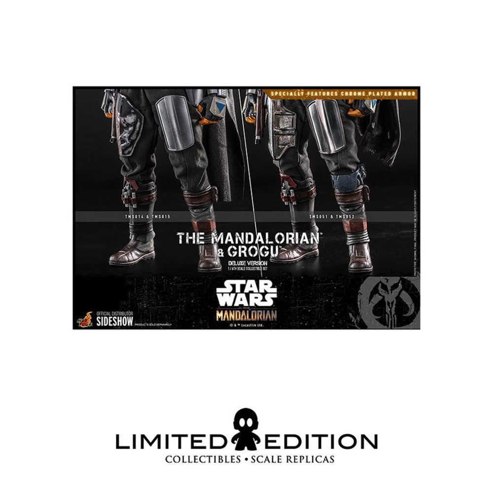 Preventa Hot Toys The Mandalorian And Grogu Deluxe Version Star Wars The Mandalorian