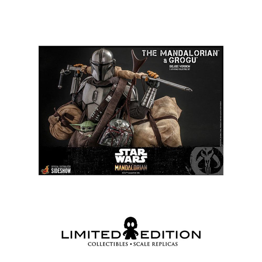 Preventa Hot Toys The Mandalorian And Grogu Deluxe Version Star Wars The Mandalorian