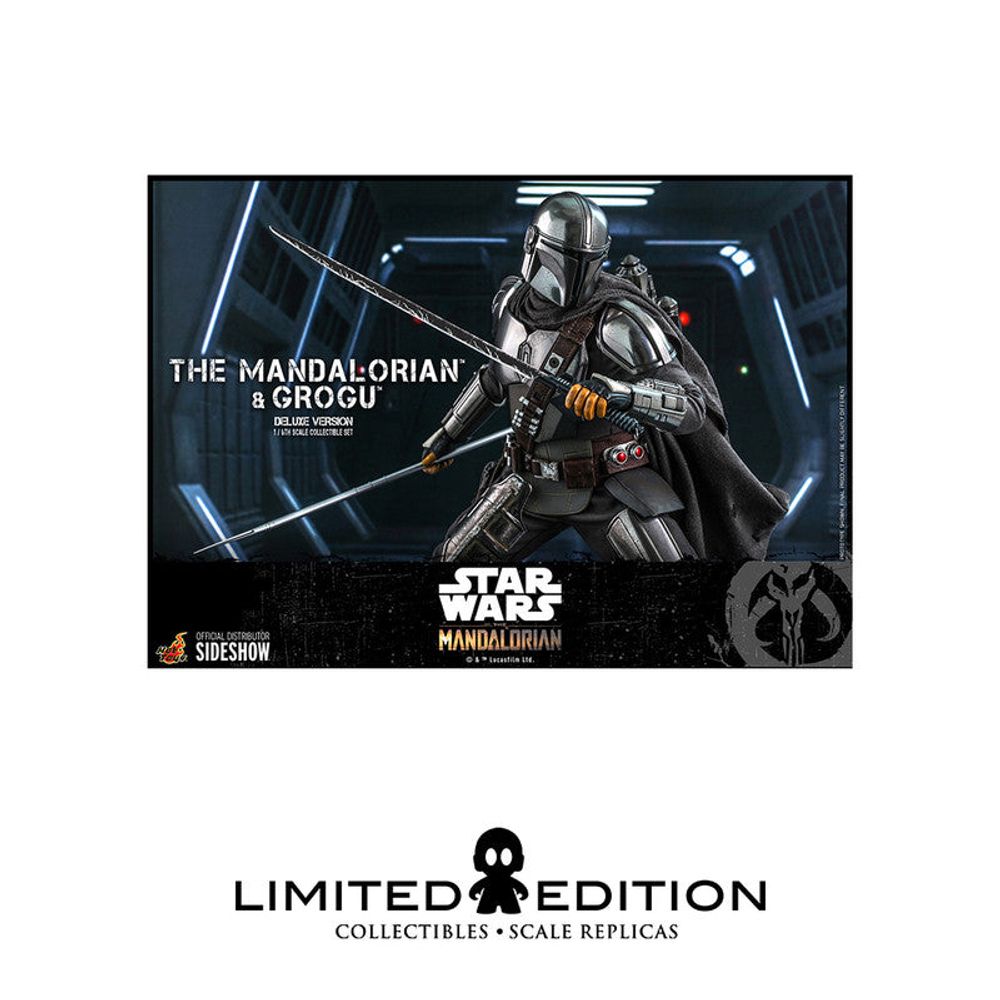 Preventa Hot Toys The Mandalorian And Grogu Deluxe Version Star Wars The Mandalorian