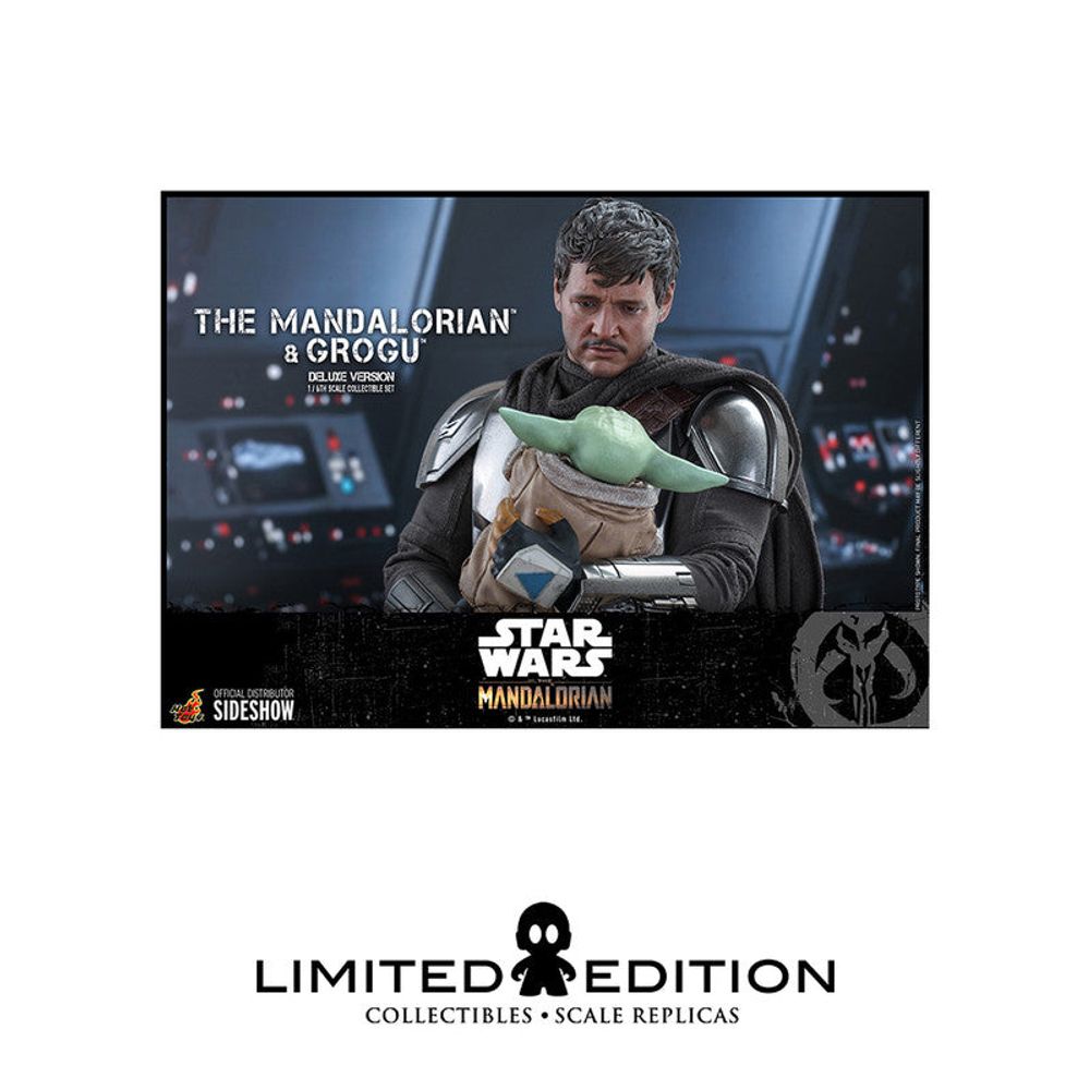 Preventa Hot Toys The Mandalorian And Grogu Deluxe Version Star Wars The Mandalorian