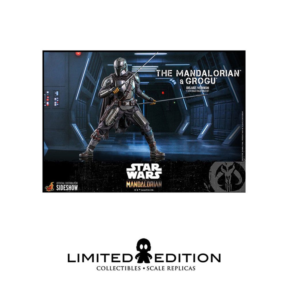 Preventa Hot Toys The Mandalorian And Grogu Deluxe Version Star Wars The Mandalorian