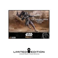 Preventa Hot Toys The Mandalorian And Grogu Deluxe Version Star Wars The Mandalorian