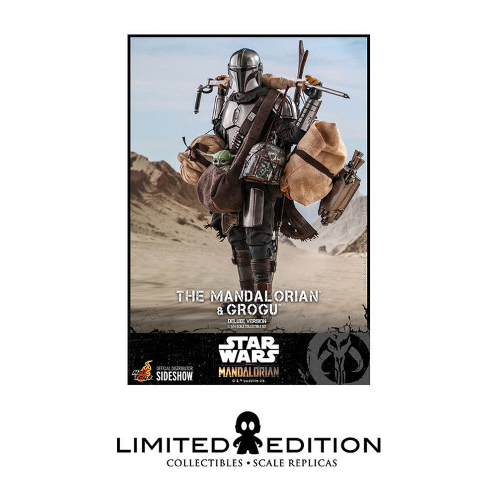 Preventa Hot Toys The Mandalorian And Grogu Deluxe Version Star Wars The Mandalorian