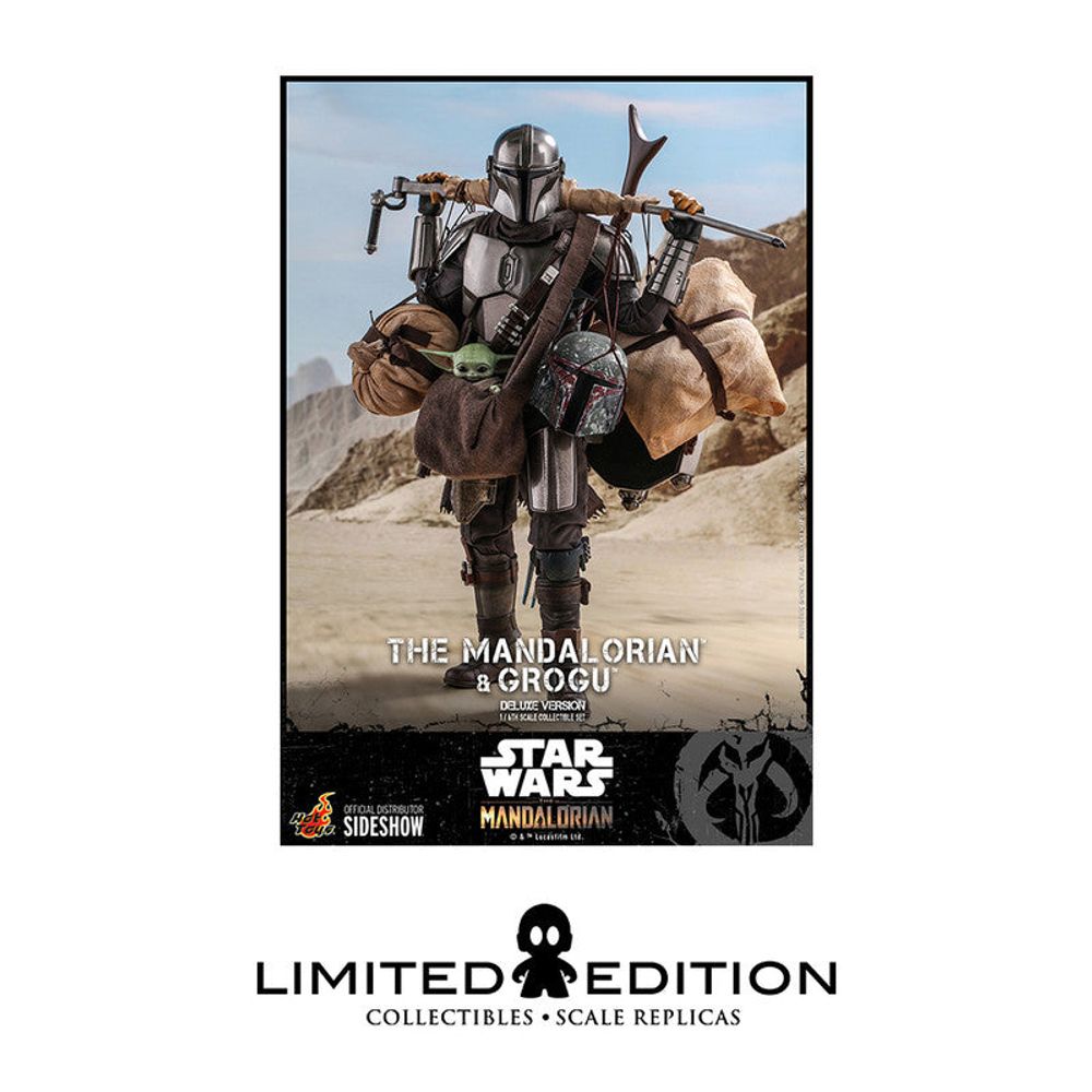 Preventa Hot Toys The Mandalorian And Grogu Deluxe Version Star Wars The Mandalorian