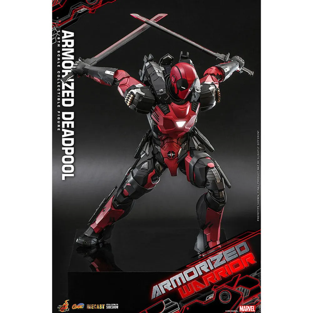 Hot Toys Figura Articulada Armorized Deadpool Concept Art Series By Marvel - Limited Edition