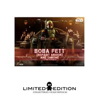 Preventa Hot Toys  Boba Fett Repaint Armor And Throne Star Wars