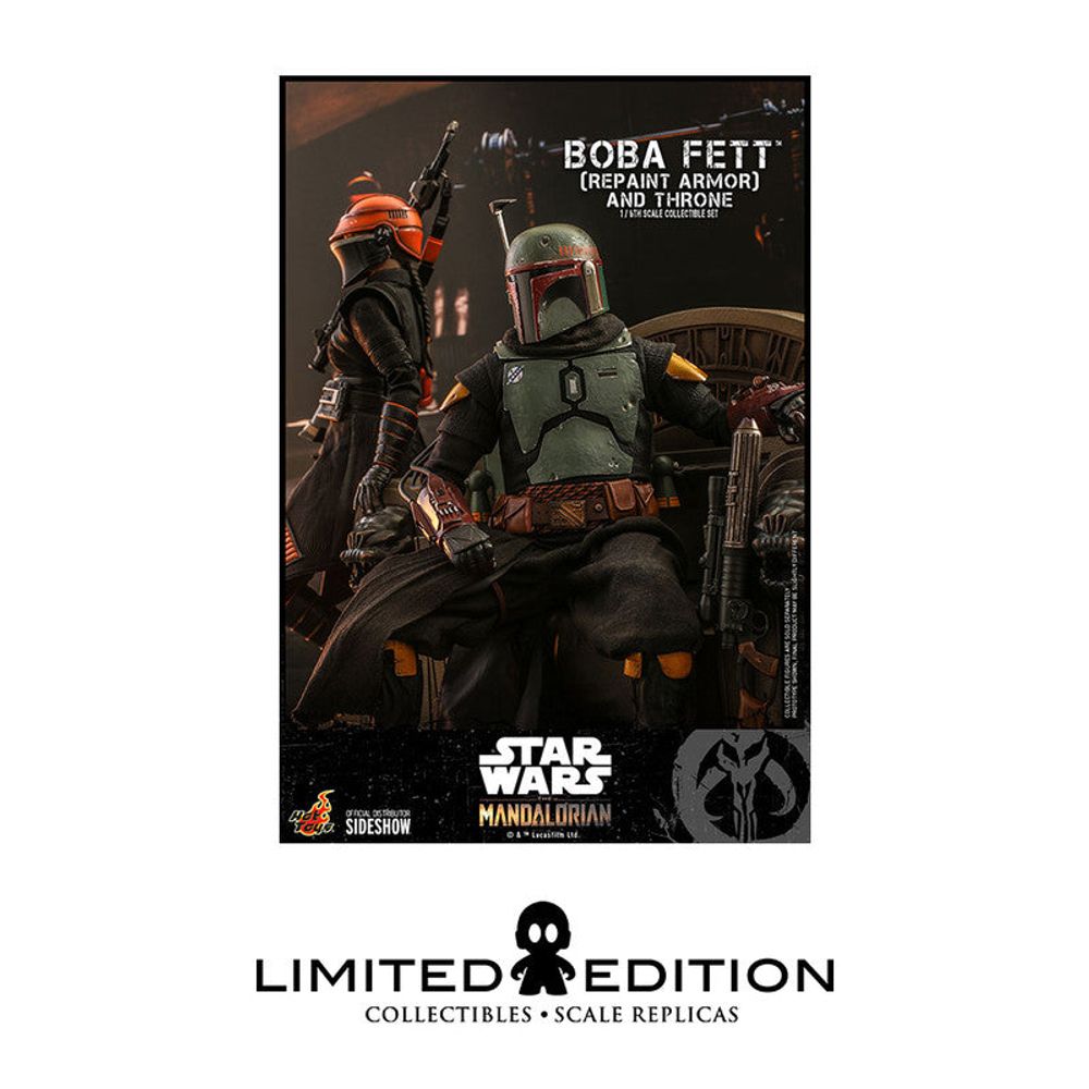 Preventa Hot Toys  Boba Fett Repaint Armor And Throne Star Wars