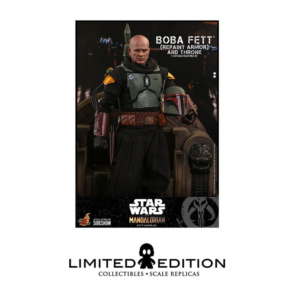 Preventa Hot Toys  Boba Fett Repaint Armor And Throne Star Wars