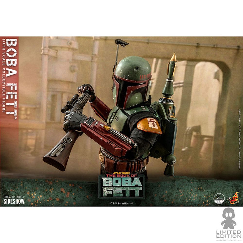 Preventa Hot Toys Boba Fett Escala 1:4 Star Wars The Mandalorian