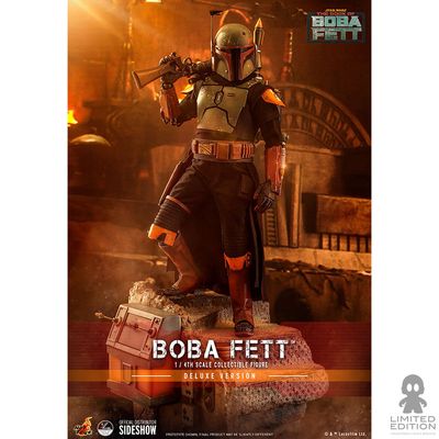 Preventa Hot Toys Boba Fett Escala 1:4 Deluxe Version Star Wars The Mandalorian