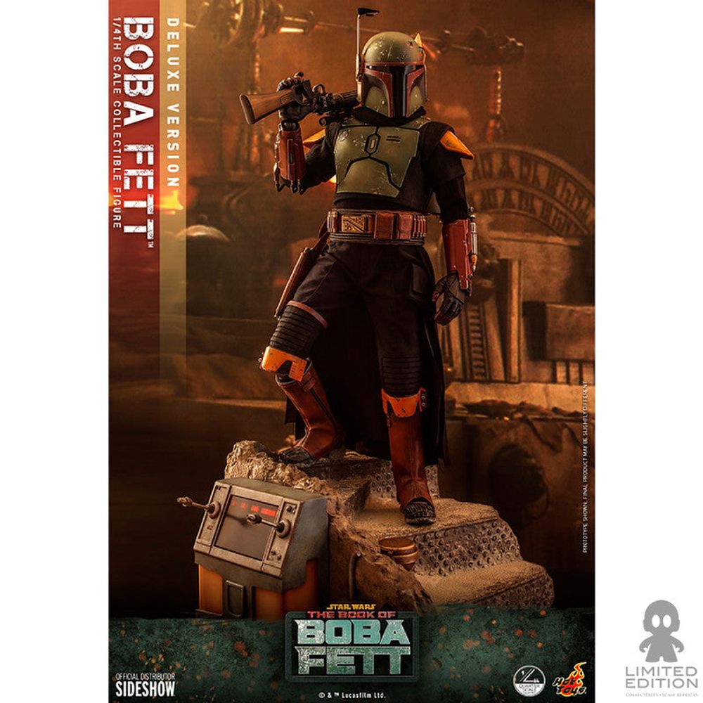 Preventa Hot Toys Boba Fett Escala 1:4 Deluxe Version Star Wars The Mandalorian