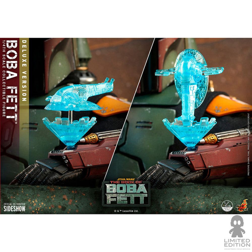 Preventa Hot Toys Boba Fett Escala 1:4 Deluxe Version Star Wars The Mandalorian