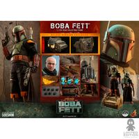 Preventa Hot Toys Boba Fett Escala 1:4 Deluxe Version Star Wars The Mandalorian