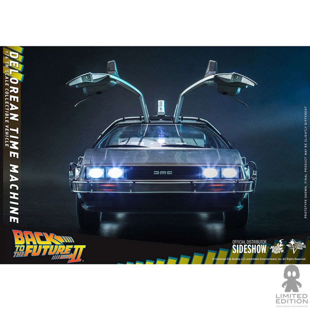 Preventa Hot Toys Delorean Time Machine Escala 1:6 Back To The Future