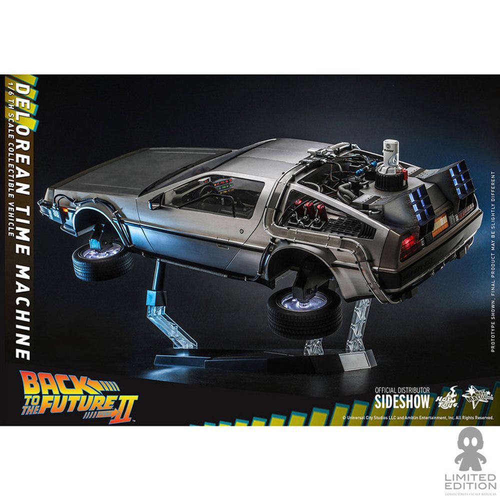 Preventa Hot Toys Delorean Time Machine Escala 1:6 Back To The Future