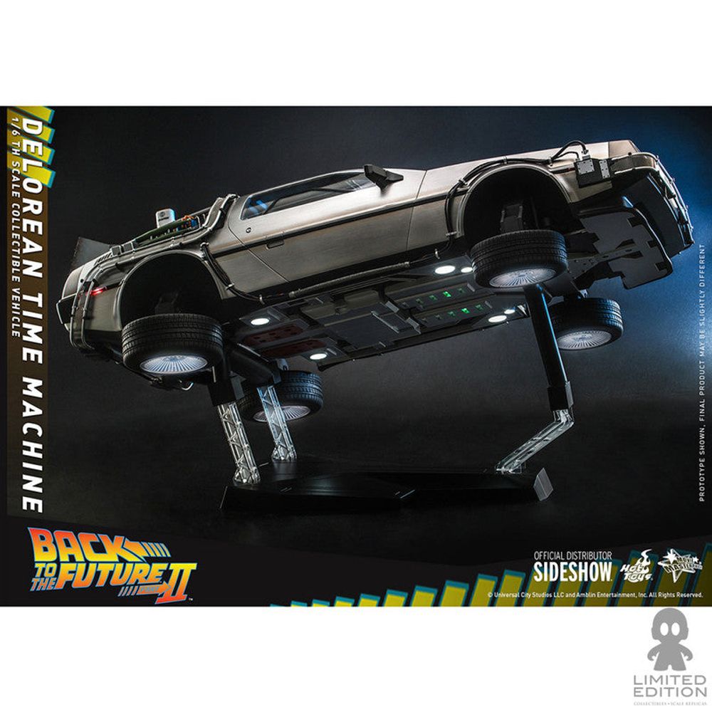 Preventa Hot Toys Delorean Time Machine Escala 1:6 Back To The Future