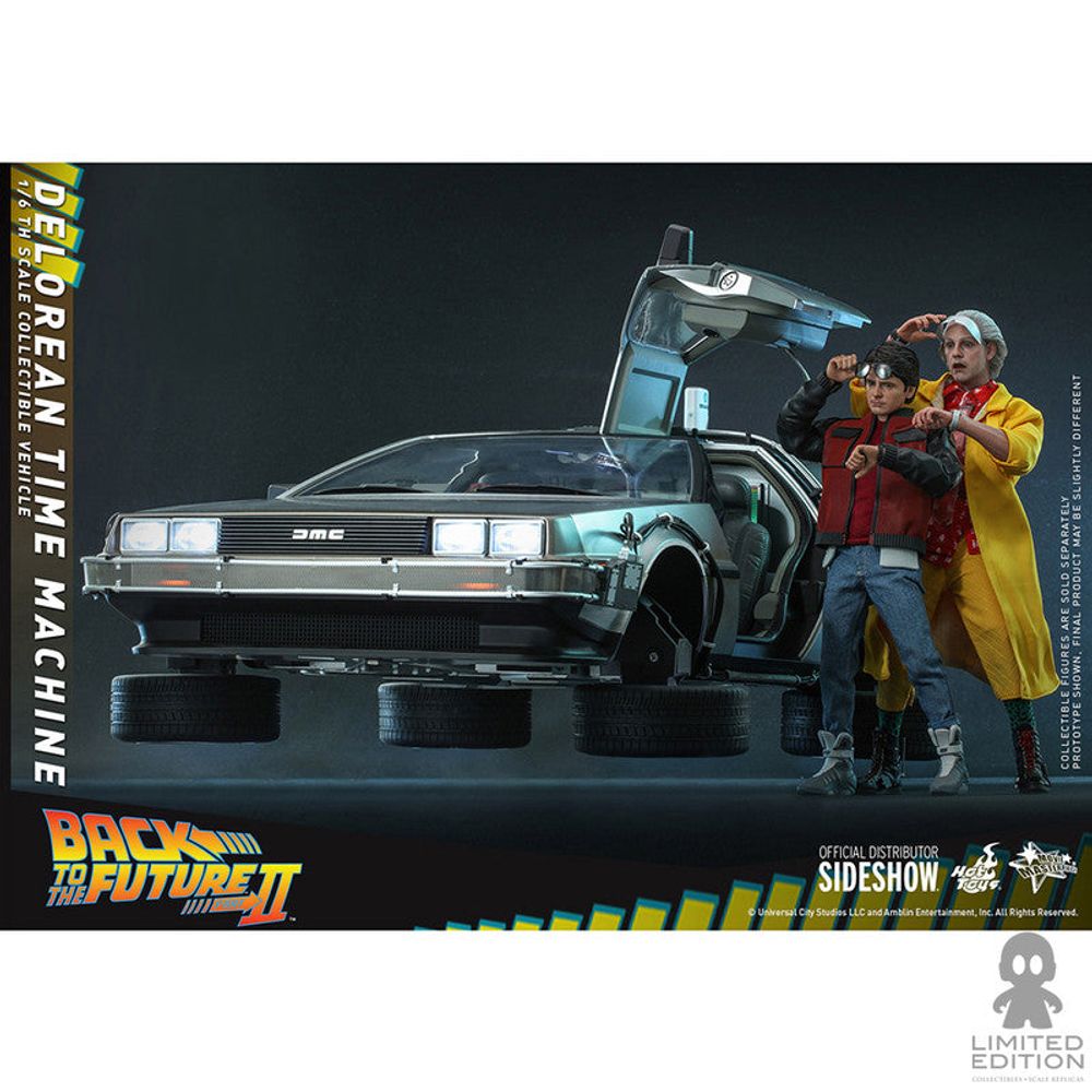 Preventa Hot Toys Delorean Time Machine Escala 1:6 Back To The Future