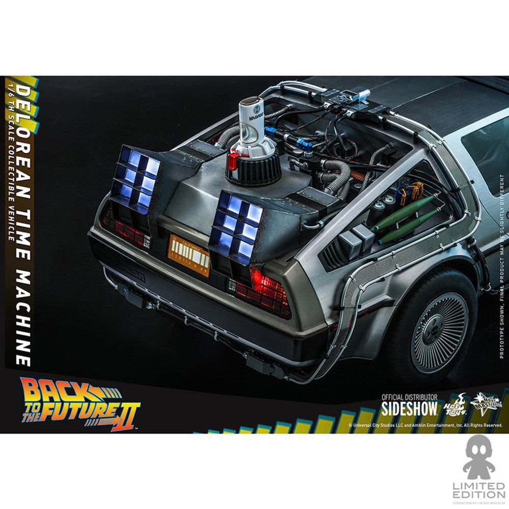 Preventa Hot Toys Delorean Time Machine Escala 1:6 Back To The Future